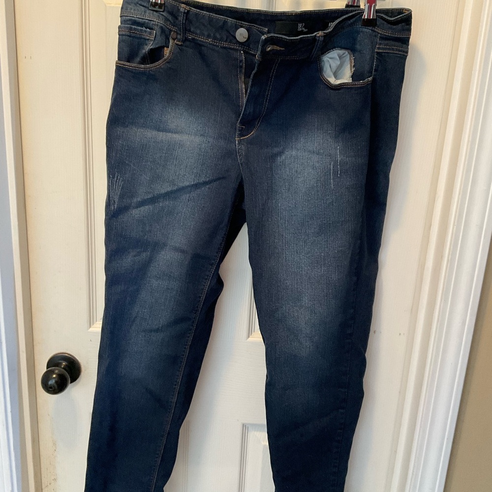 1822 Denim Adrianna Dark Jeans